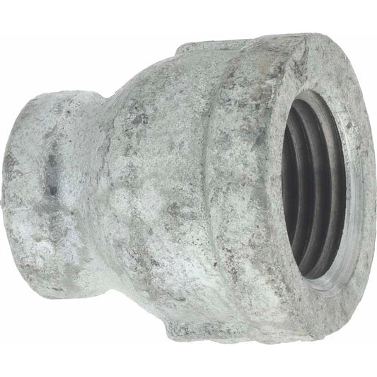 Value Collection G240 15X8 1/2 x 1/4" Galvanized Malleable Iron Pipe Reducing Coupling