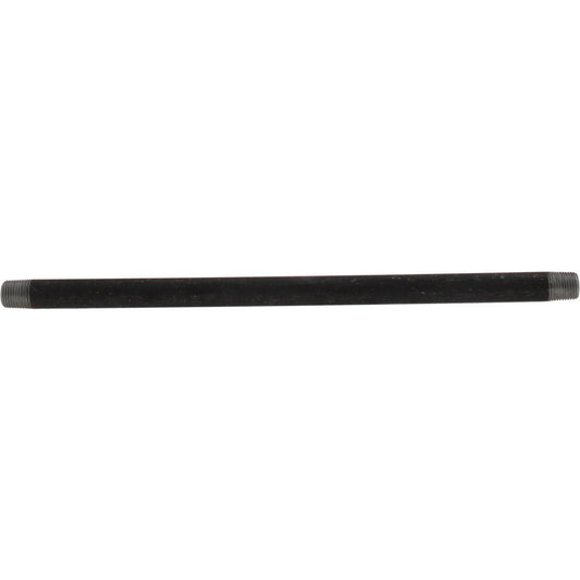 Value Collection NB01080 Black Pipe Nipple 1/8" Dia x 8" Long, Schedule 40