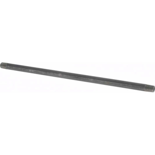 Value Collection NB010100 Black Pipe Nipple 1/8" Dia x 10" Long, Schedule 40