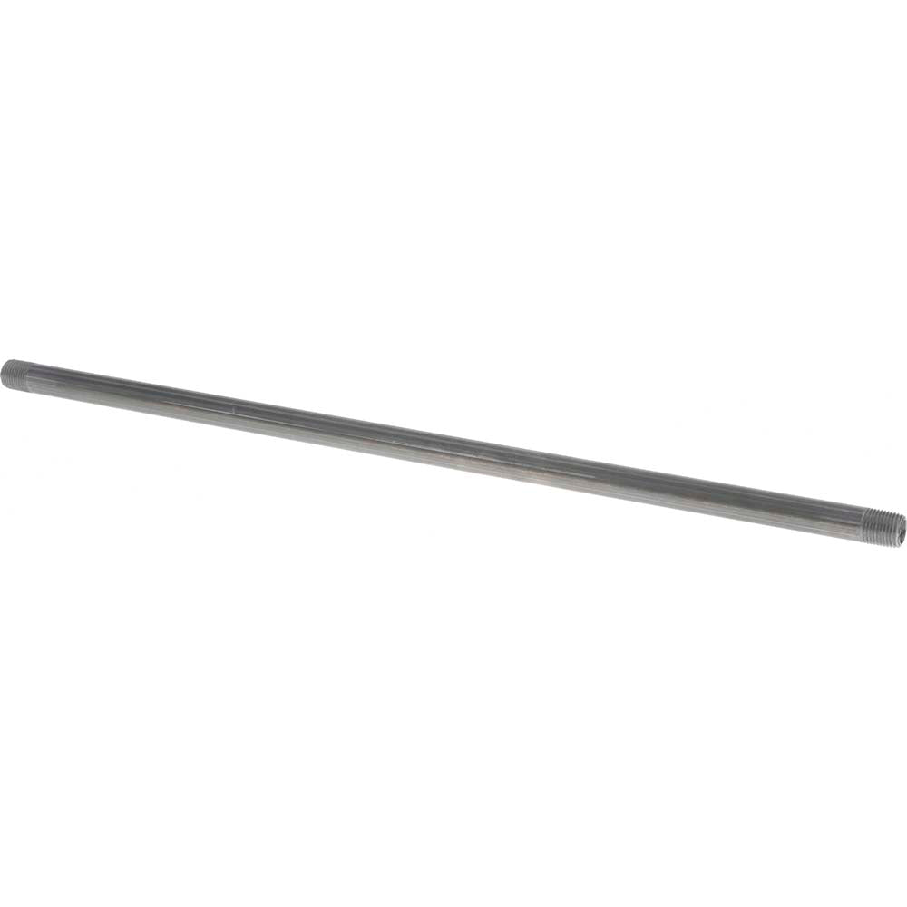 Value Collection NB010120 Black Pipe Nipple 1/8" Dia x 12" Long, Schedule 40