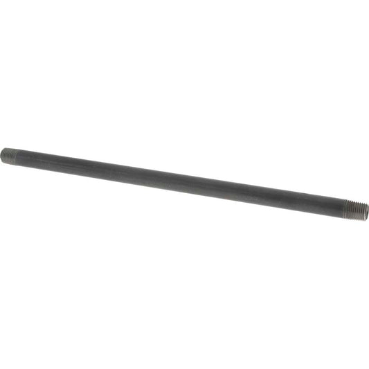 Value Collection NB02120 Black Pipe Nipple 1/4" Dia x 12" Long, Schedule 40