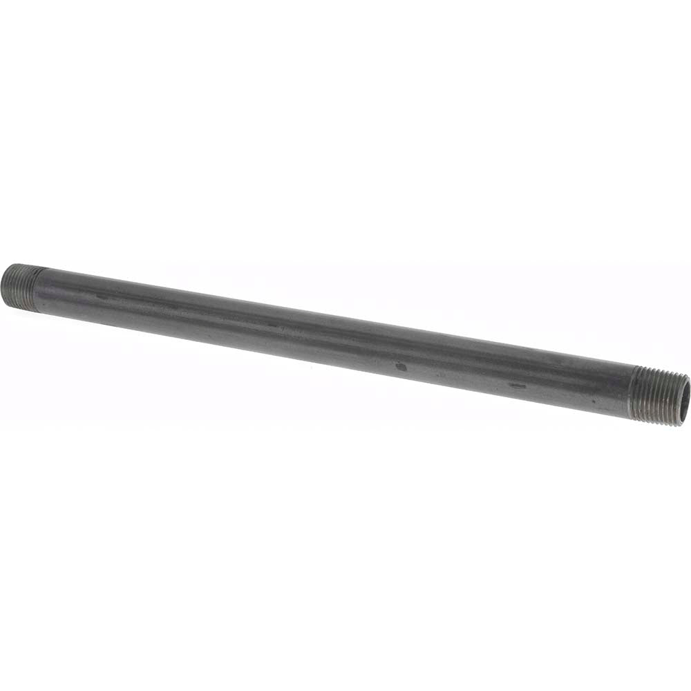 Anvil 0330013400 Black Pipe Nipple 3/8" Dia x 10" Long, Schedule 40