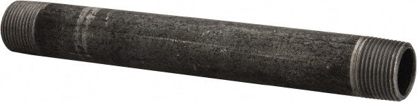 Value Collection NB05080 Black Pipe Nipple 3/4" Dia x 8" Long, Schedule 40