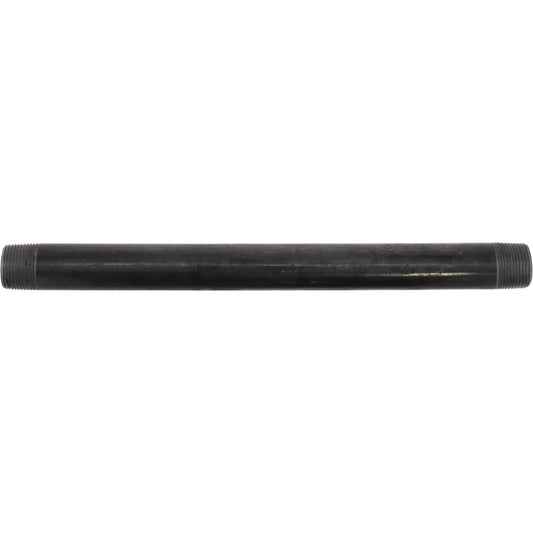 Value Collection NB05120 Black Pipe Nipple 3/4" Dia x 12" Long, Schedule 40