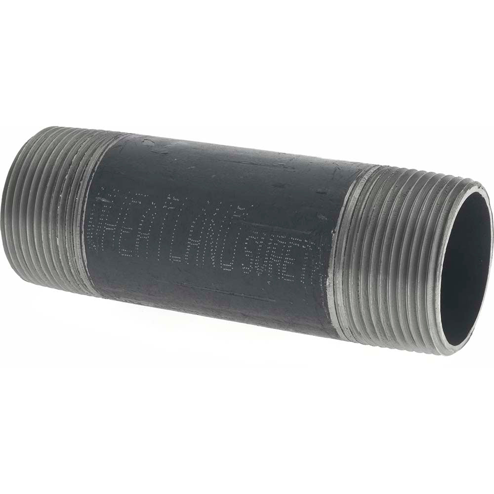Value Collection NB07045 Black Pipe Nipple 1-1/4" Dia x 4-1/2" Long, Schedule 40