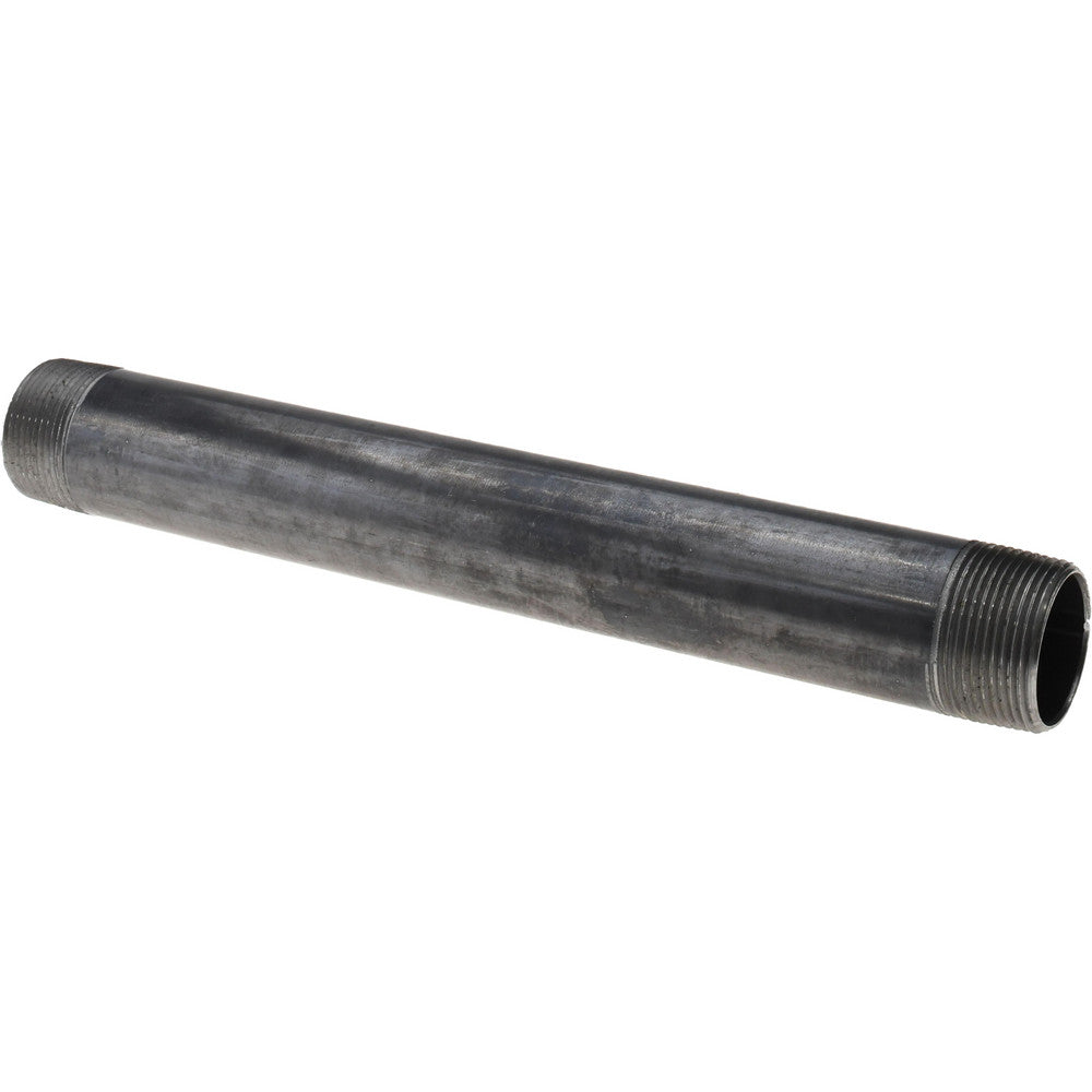 Value Collection NB07120 Black Pipe Nipple 1-1/4" Dia x 12" Long, Schedule 40