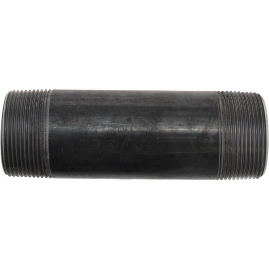 Value Collection NB08055 Black Pipe Nipple 1-1/2" Dia x 5-1/2" Long, Schedule 40