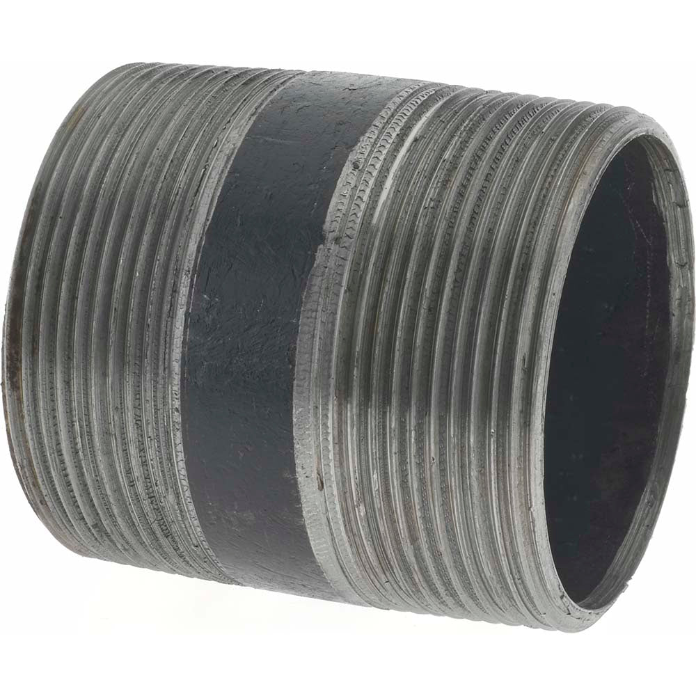 Value Collection NB09025 Black Pipe Nipple 2" Dia x 2-1/2" Long, Schedule 40