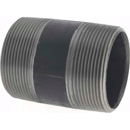 Value Collection NB09030 Black Pipe Nipple 2" Dia x 3" Long, Schedule 40