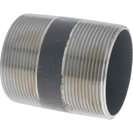 Value Collection NB11040 Black Pipe Nipple 3" Dia x 4" Long, Schedule 40