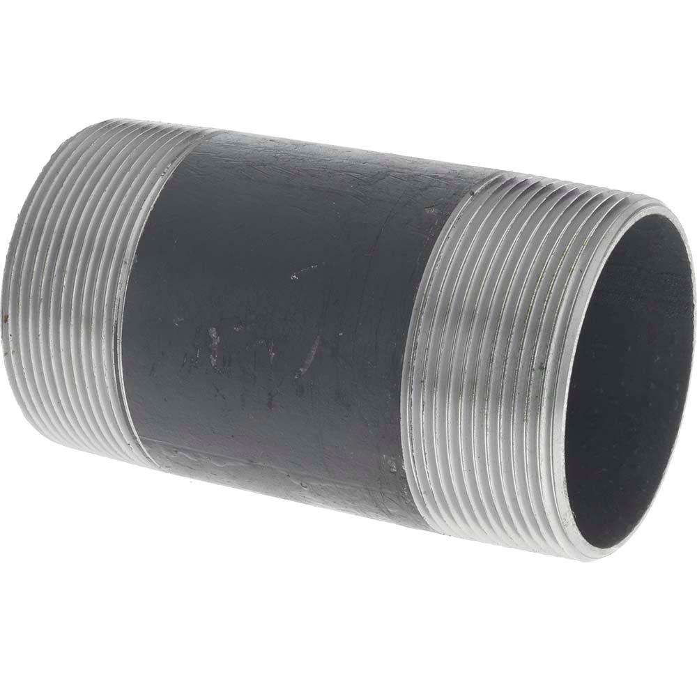 Value Collection NB11060 Black Pipe Nipple 3" Dia x 6" Long, Schedule 40