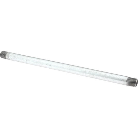 Value Collection NG02100 Galvanized Pipe Nipple 1/4", 10" Long, Schedule 40, Steel