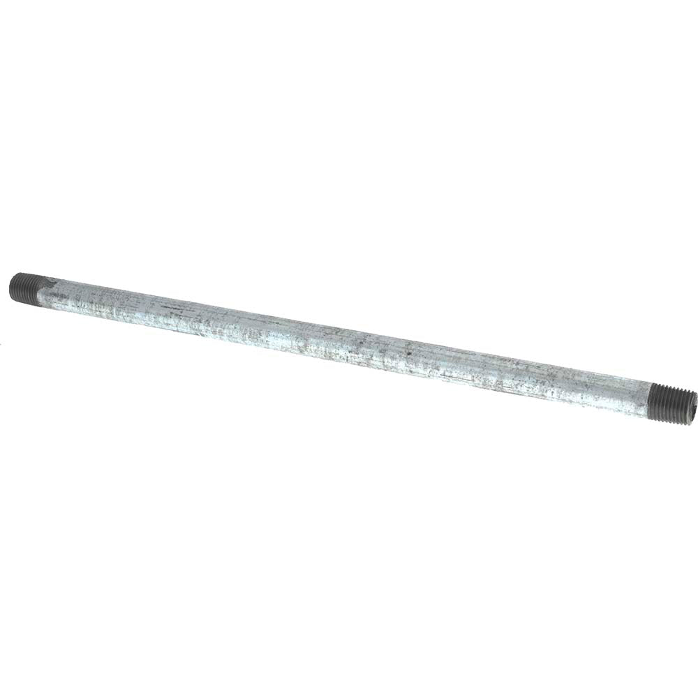 Value Collection NG02120 Galvanized Pipe Nipple 1/4", 12" Long, Schedule 40, Steel