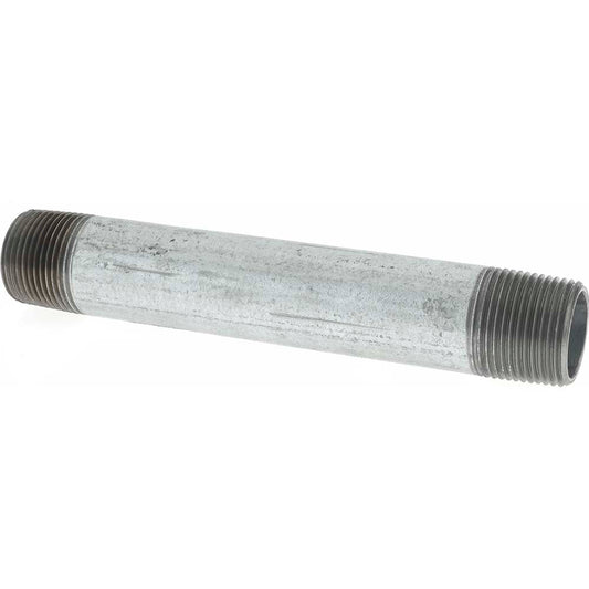 Value Collection NG05060 Galvanized Pipe Nipple 3/4", 6" Long, Schedule 40, Steel