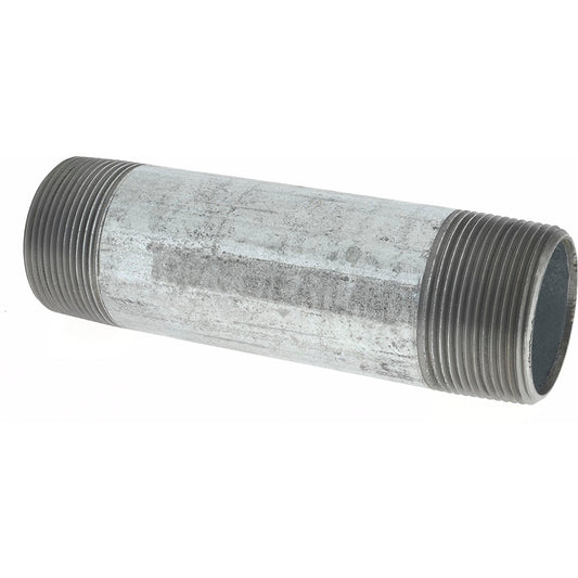 Value Collection NG08060 Galvanized Pipe Nipple 1-1/2", 6" Long, Schedule 40, Steel
