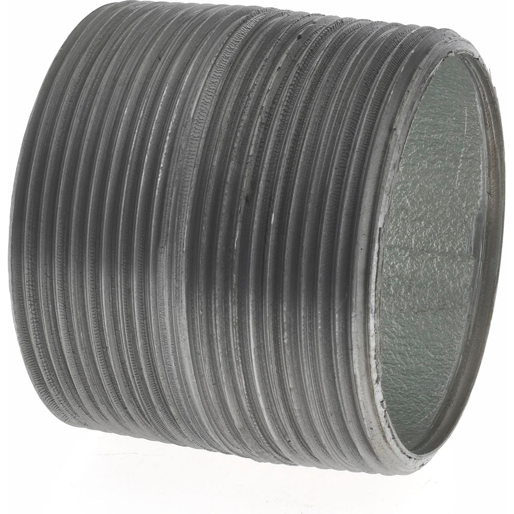 Value Collection NG09001 Galvanized Pipe Nipple 2", 2" Long, Schedule 40, Steel