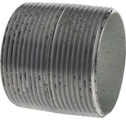 Value Collection NG10001 Galvanized Pipe Nipple 2-1/2", 2-1/2" Long, Schedule 40, Steel
