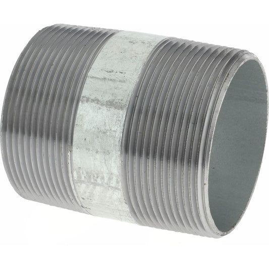 Value Collection NG11040 Galvanized Pipe Nipple 3", 4" Long, Schedule 40, Steel