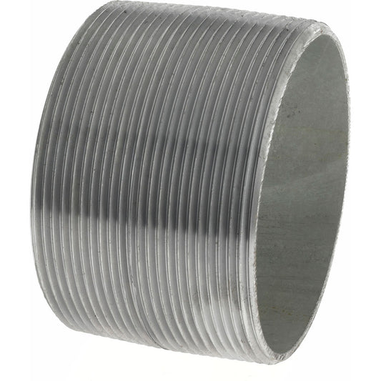 Value Collection NG13001 Galvanized Pipe Nipple 4", 2-7/8" Long, Schedule 40, Steel