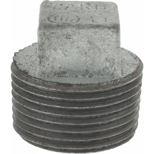 Anvil 0319902441 Malleable Iron Pipe Square Plug 1" Fitting
