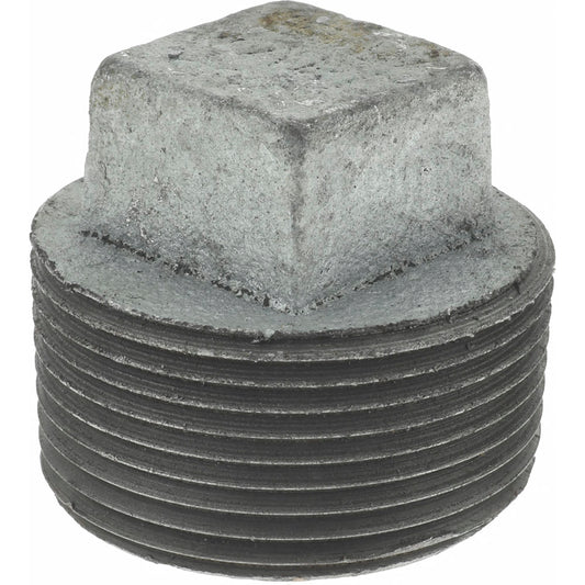 Anvil 0319902482 Malleable Iron Pipe Square Plug 1-1/4" Fitting