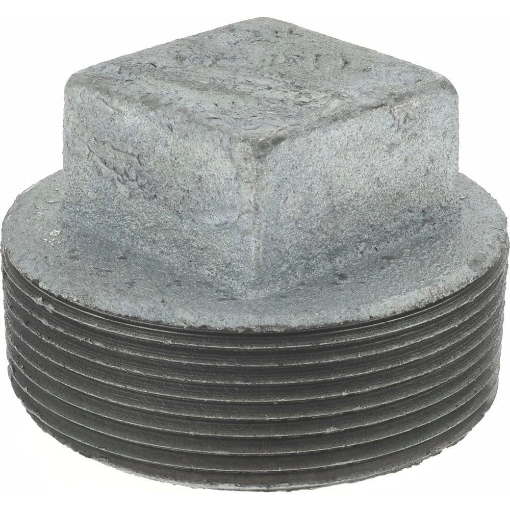 Anvil 0319902565 Malleable Iron Pipe Square Plug 2" Fitting