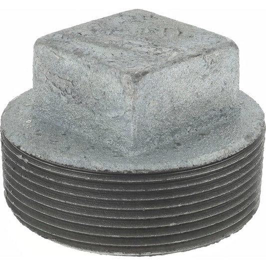 Anvil 0319902565 Malleable Iron Pipe Square Plug 2" Fitting