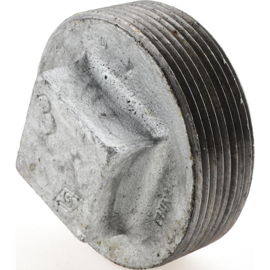 Value Collection G291 80 Malleable Iron Pipe Square Plug 3" Fitting