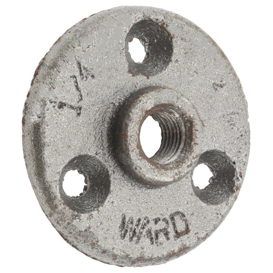 Anvil 0300194602 1/4" Pipe, 2-3/16" OD, 5/8" Hub Length, Black Floor Pipe Flange