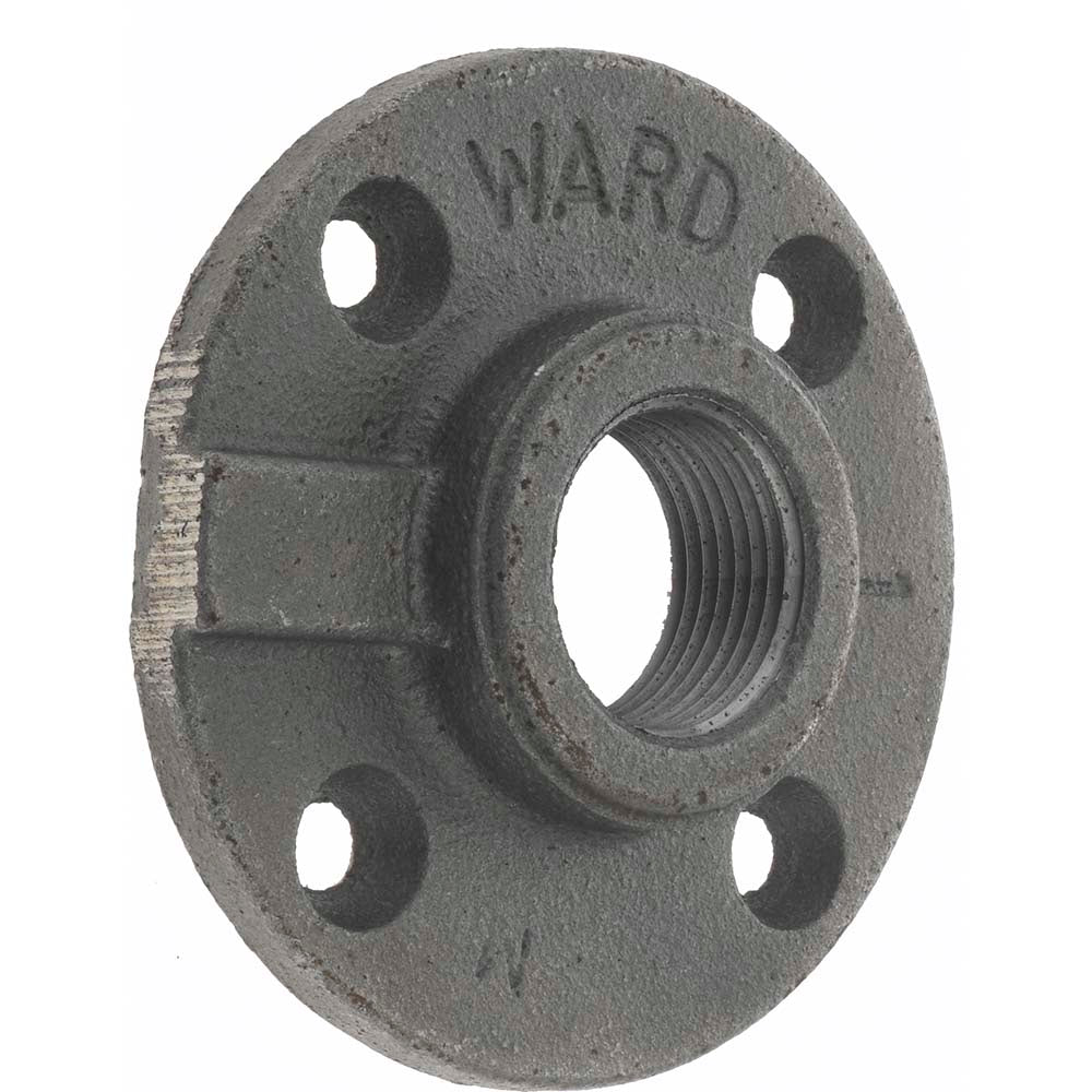 Anvil 0310105408 1" Pipe, 4" OD, 11/16" Hub Length, Black Floor Pipe Flange