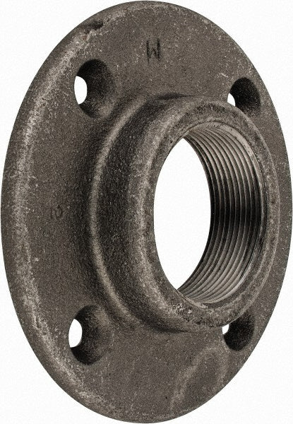 Anvil 0310106000 2" Pipe, 5-1/2" OD, 1" Hub Length, Black Floor Pipe Flange