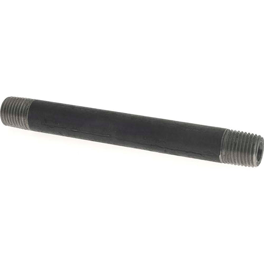 Value Collection 1/4114.3BLKBN80 Black Pipe Nipple 1/4" Dia x 4-1/2" Long, Schedule 80