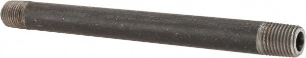 Value Collection 1/4152.4BLKBN80 Black Pipe Nipple 1/4" Dia x 6" Long, Schedule 80