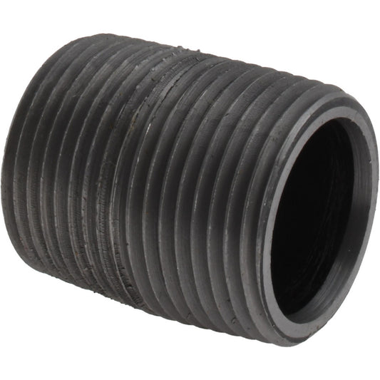 Value Collection 138.1BLKCLOSE80 Black Pipe Nipple 1" Dia x 1-1/2" Long, Schedule 80