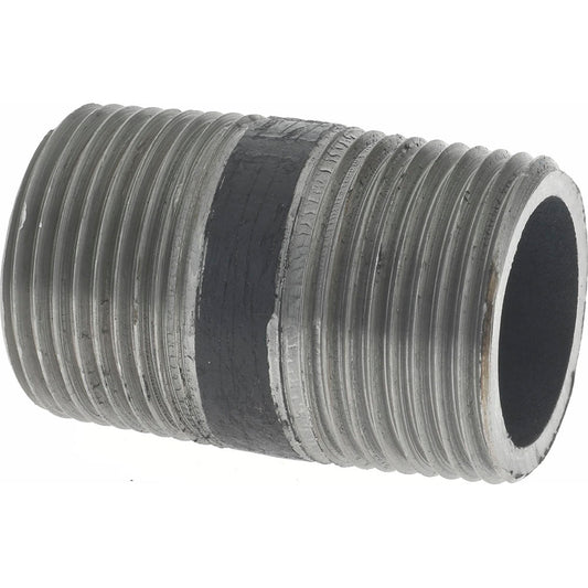 Value Collection 150.8BLKBN80 Black Pipe Nipple 1" Dia x 2" Long, Schedule 80