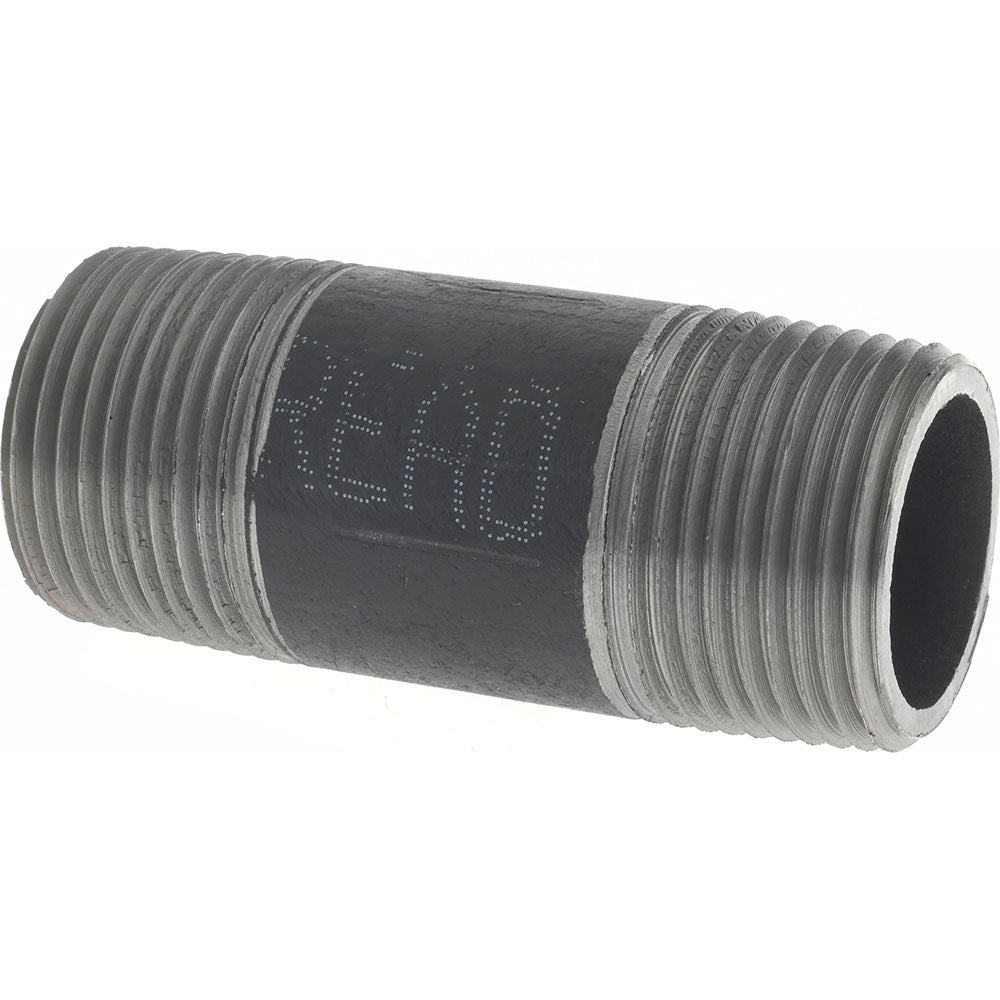 Value Collection 176.2BLKBN80 Black Pipe Nipple 1" Dia x 3" Long, Schedule 80