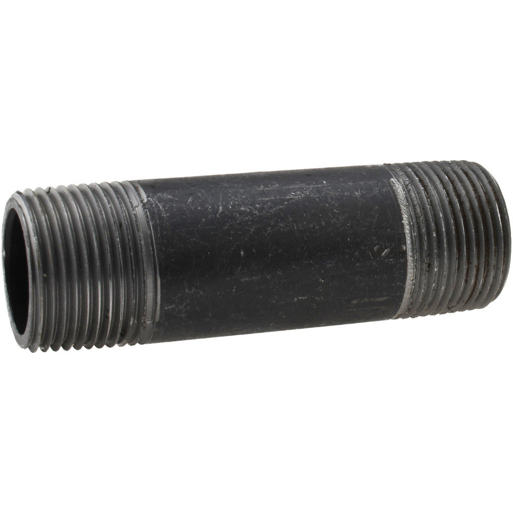 Value Collection 1101.6BLKBN80 Black Pipe Nipple 1" Dia x 4" Long, Schedule 80