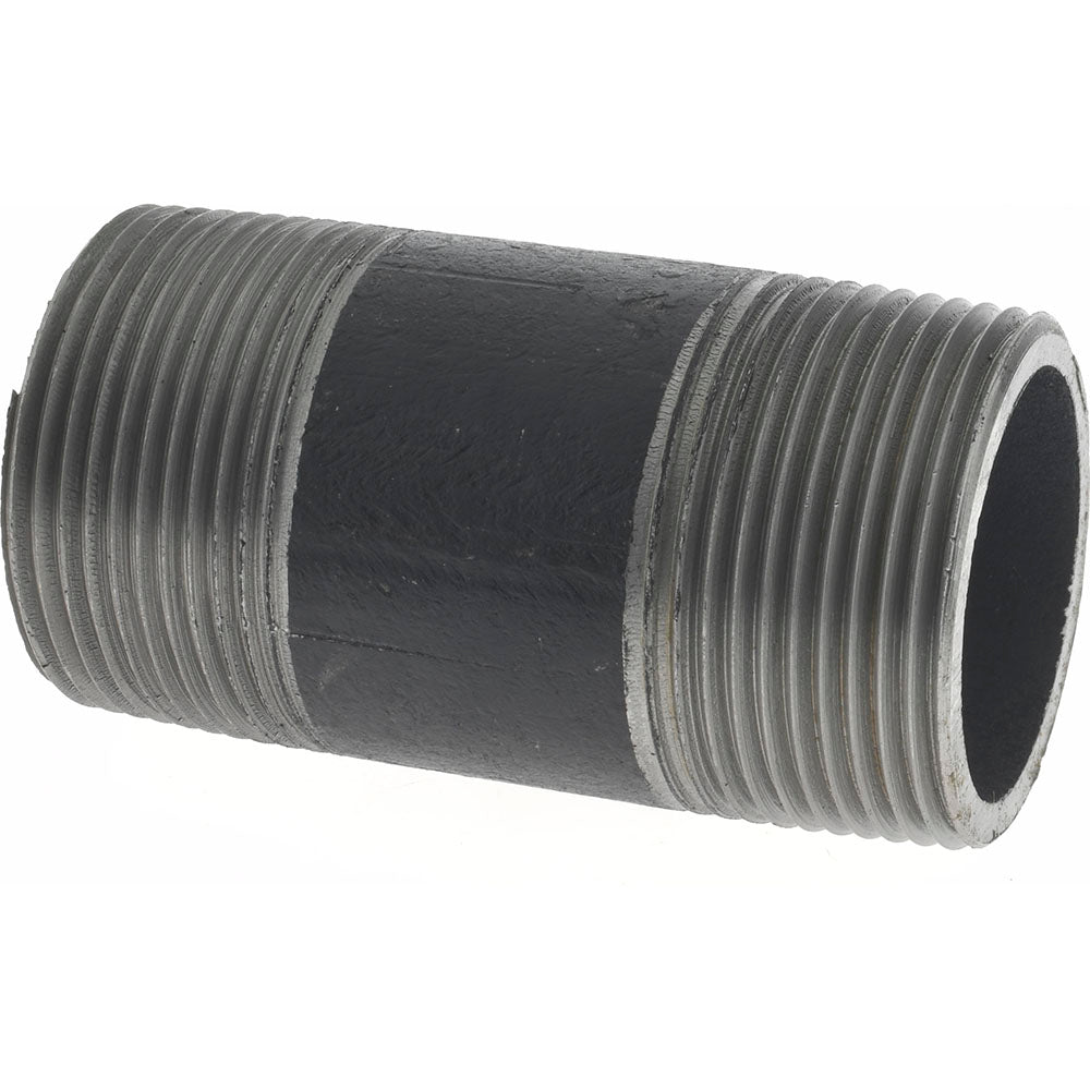 Value Collection 11/476.2BLKBN80 Black Pipe Nipple 1-1/4" Dia x 3" Long, Schedule 80