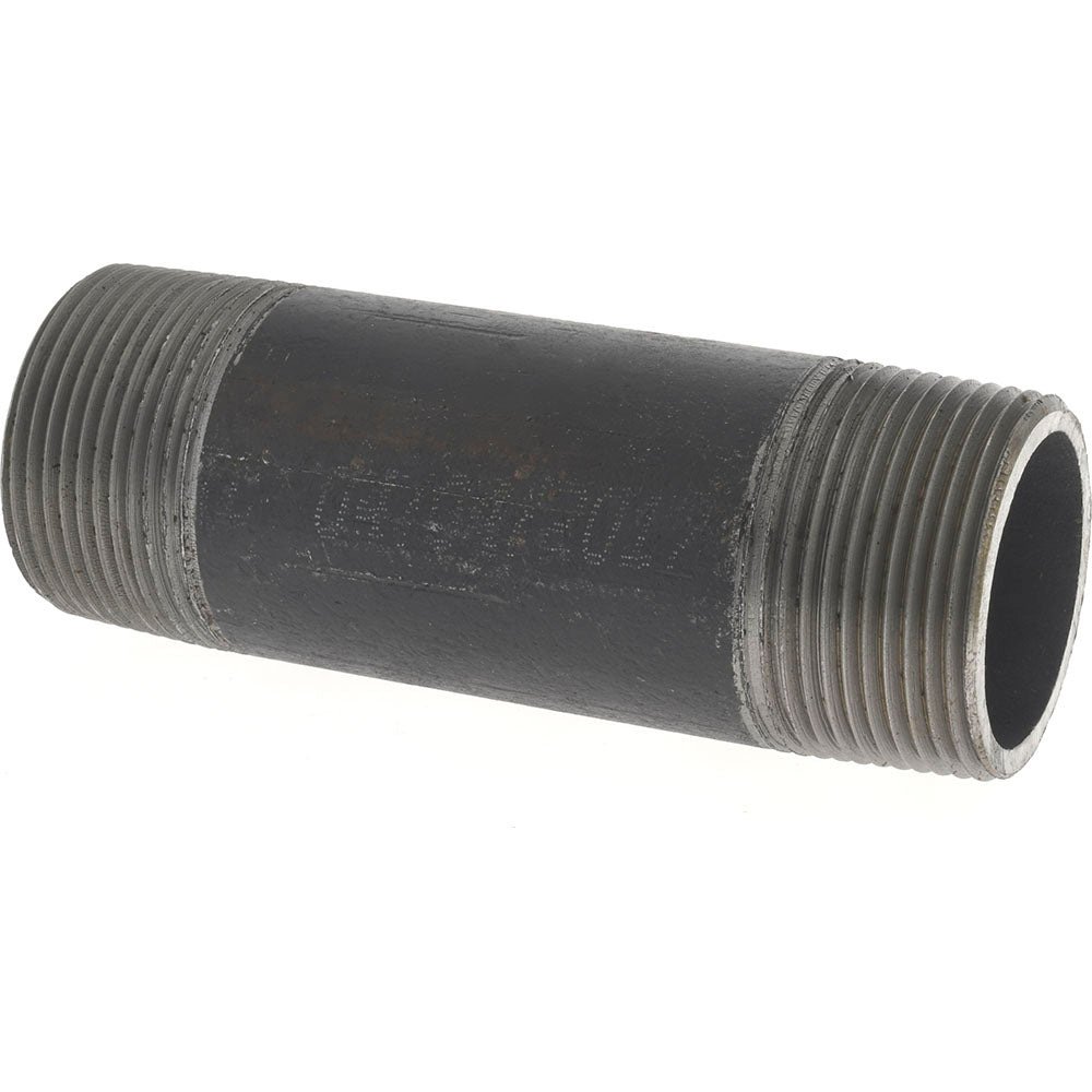 Value Collection 11/4114.3BLKBN80 Black Pipe Nipple 1-1/4" Dia x 4-1/2" Long, Schedule 80