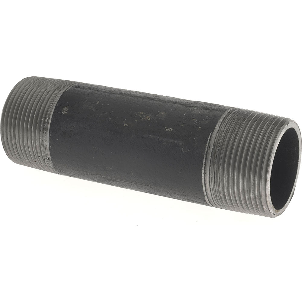 Value Collection 11/4127BLKBN80 Black Pipe Nipple 1-1/4" Dia x 5" Long, Schedule 80