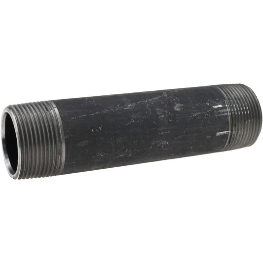 Value Collection 11/4152.4BLKBN80 Black Pipe Nipple 1-1/4" Dia x 6" Long, Schedule 80