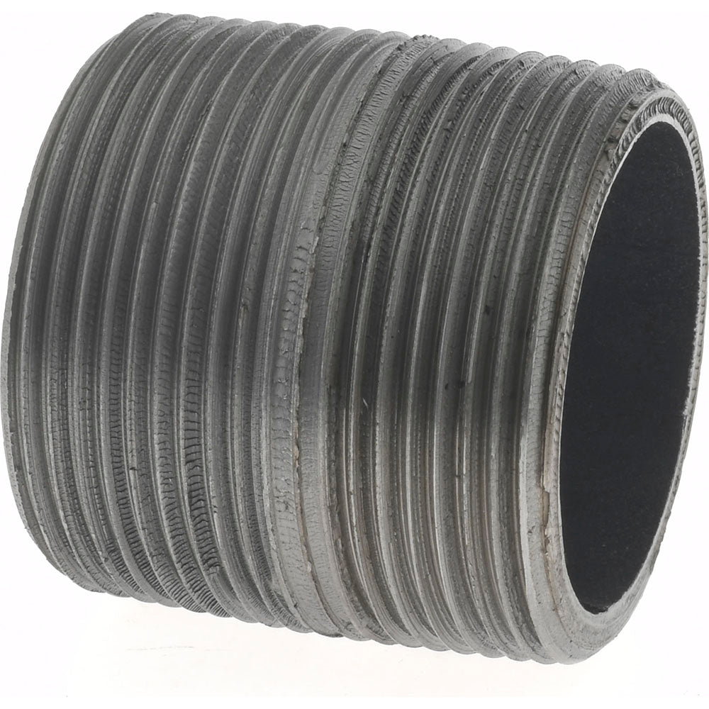 Value Collection 11/244.45BLKCLOSE80 Black Pipe Nipple 1-1/2" Dia x 1-3/4" Long, Schedule 80