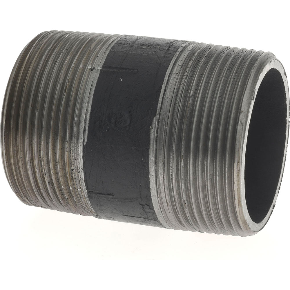 Value Collection 11/263.5BLKBN80 Black Pipe Nipple 1-1/2" Dia x 2-1/2" Long, Schedule 80