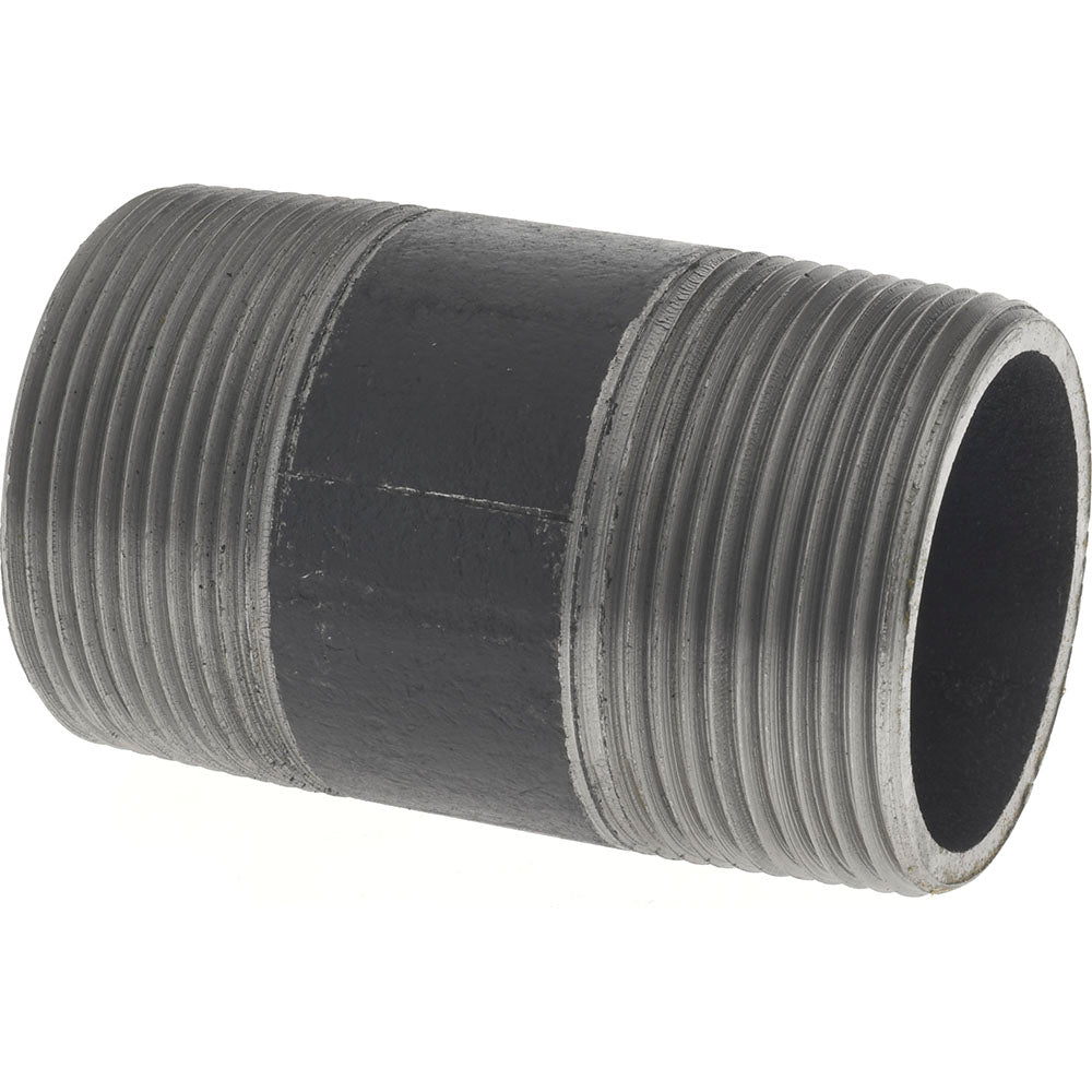 Value Collection 11/276.2BLKBN80 Black Pipe Nipple 1-1/2" Dia x 3" Long, Schedule 80