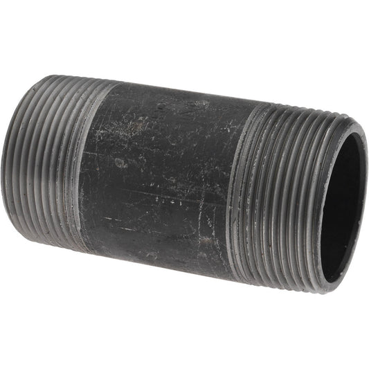 Value Collection 11/288.9BLKBN80 Black Pipe Nipple 1-1/2" Dia x 3-1/2" Long, Schedule 80