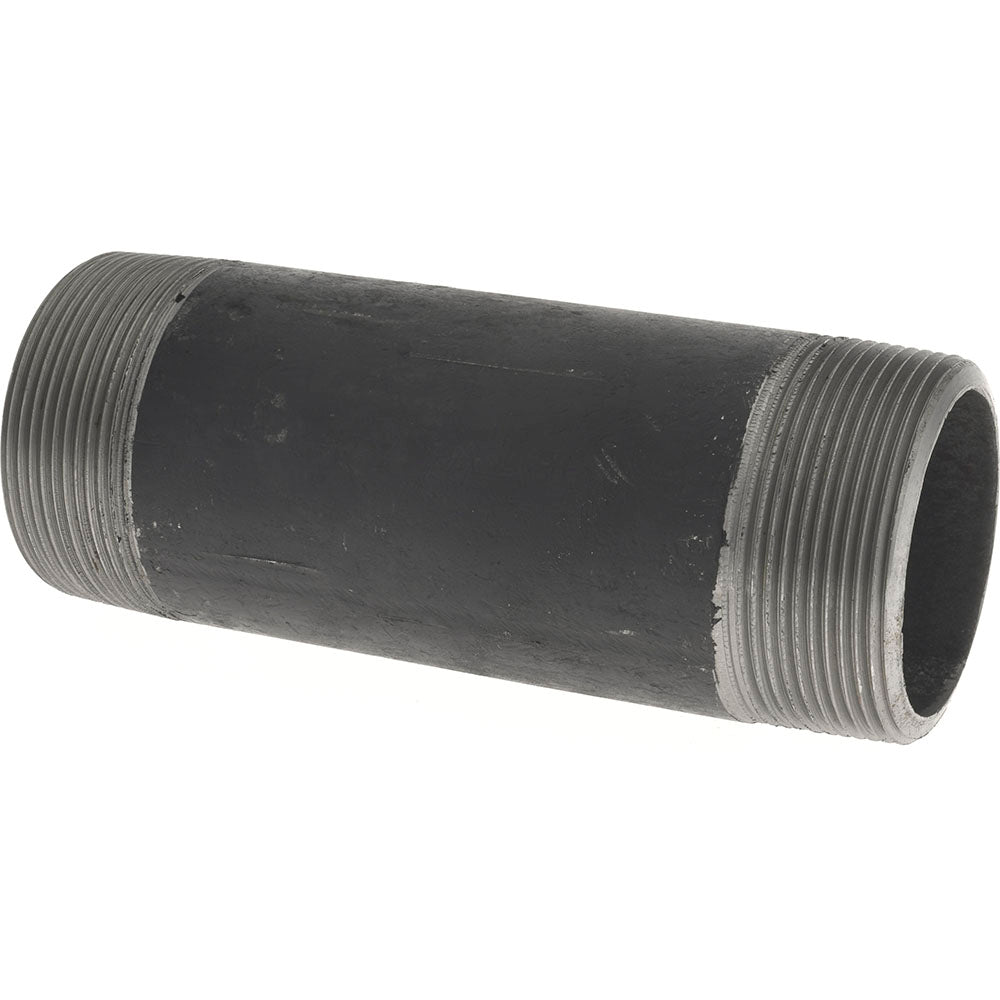Value Collection 2152.4BLKBN80 Black Pipe Nipple 2" Dia x 6" Long, Schedule 80