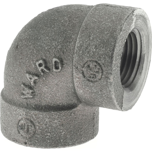 Value Collection B90 15 300# Black 90 &deg Elbow 1/2", Threaded