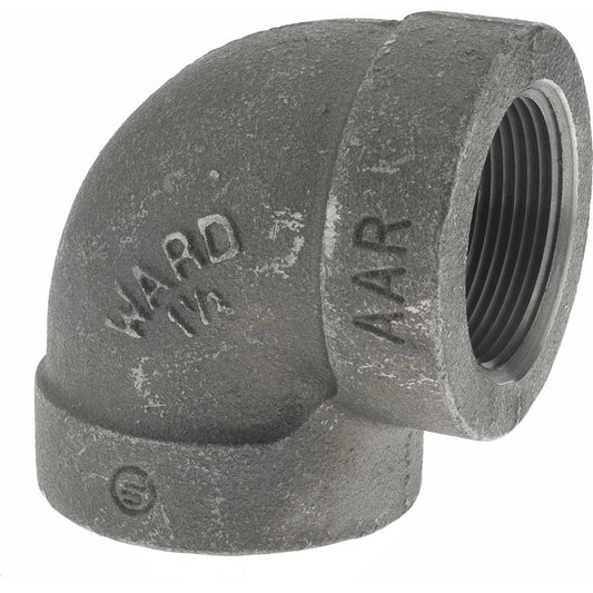 Value Collection B90 40 300# Black 90 &deg Elbow 1-1/2", Threaded