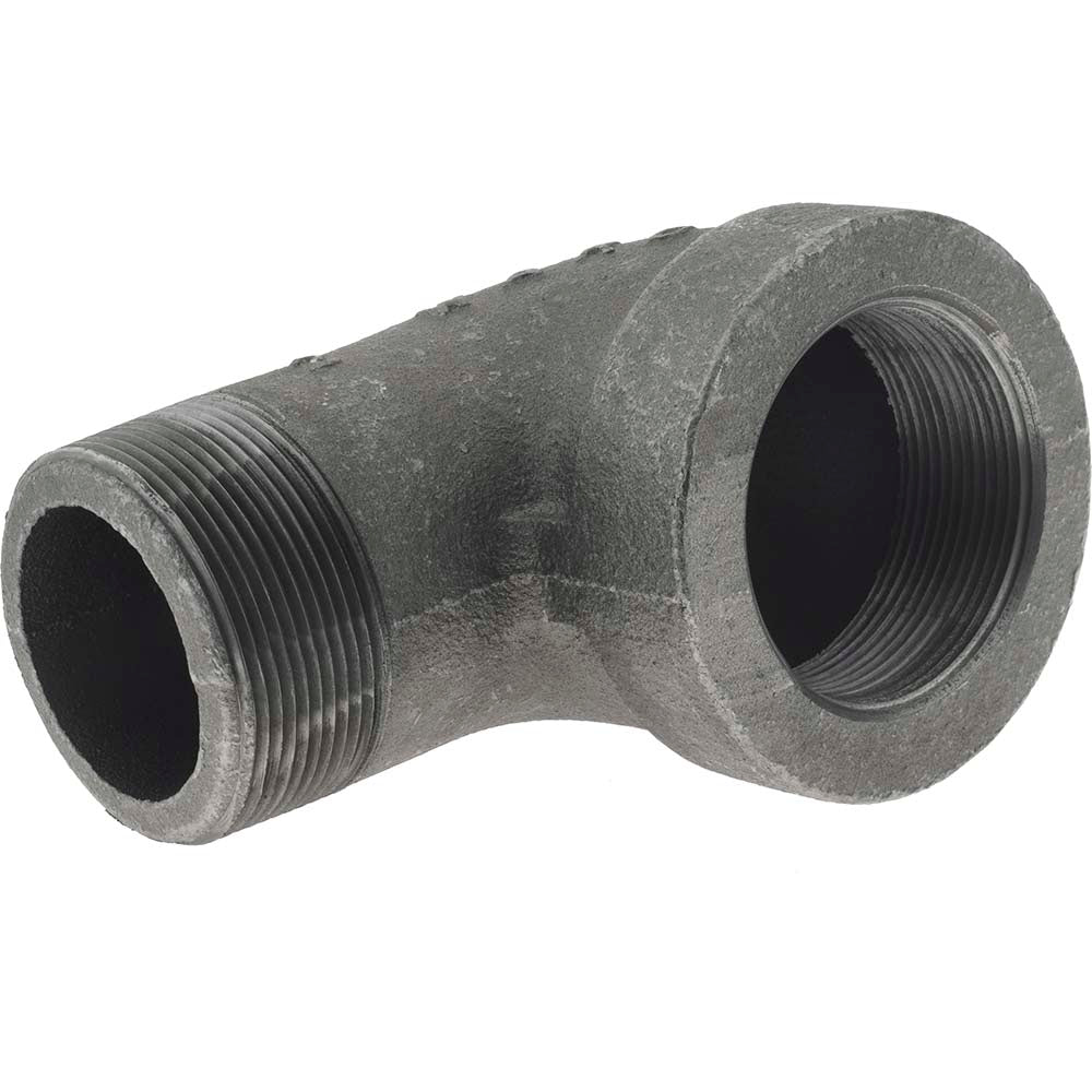 Value Collection B92 50 300# Black 90 &deg Street Elbow 2", Threaded