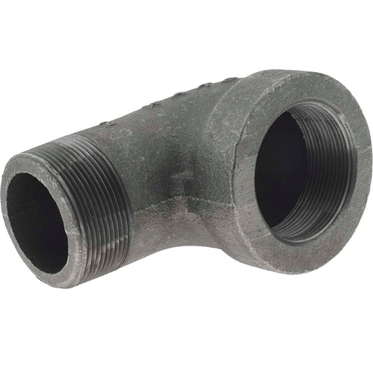Value Collection B92 50 300# Black 90 &deg Street Elbow 2", Threaded